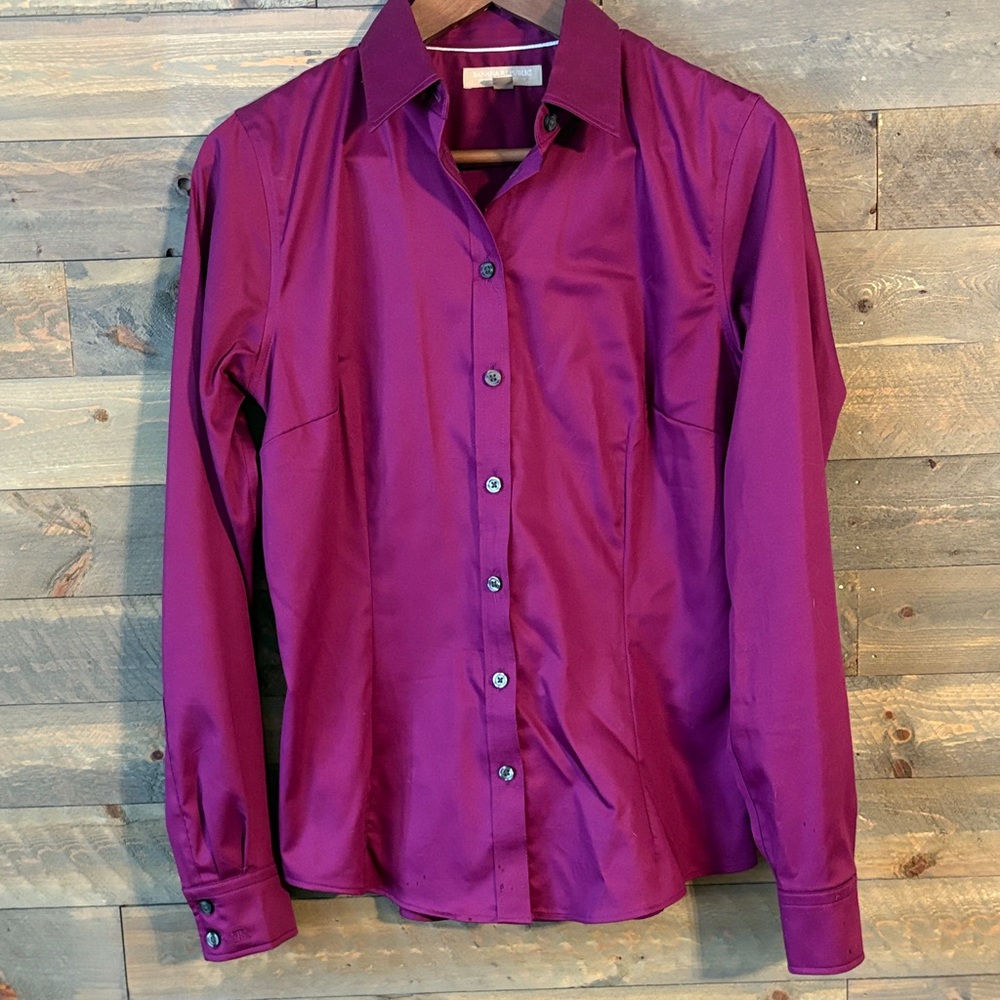 Banana Republic Deep Purple Tailored Shirt